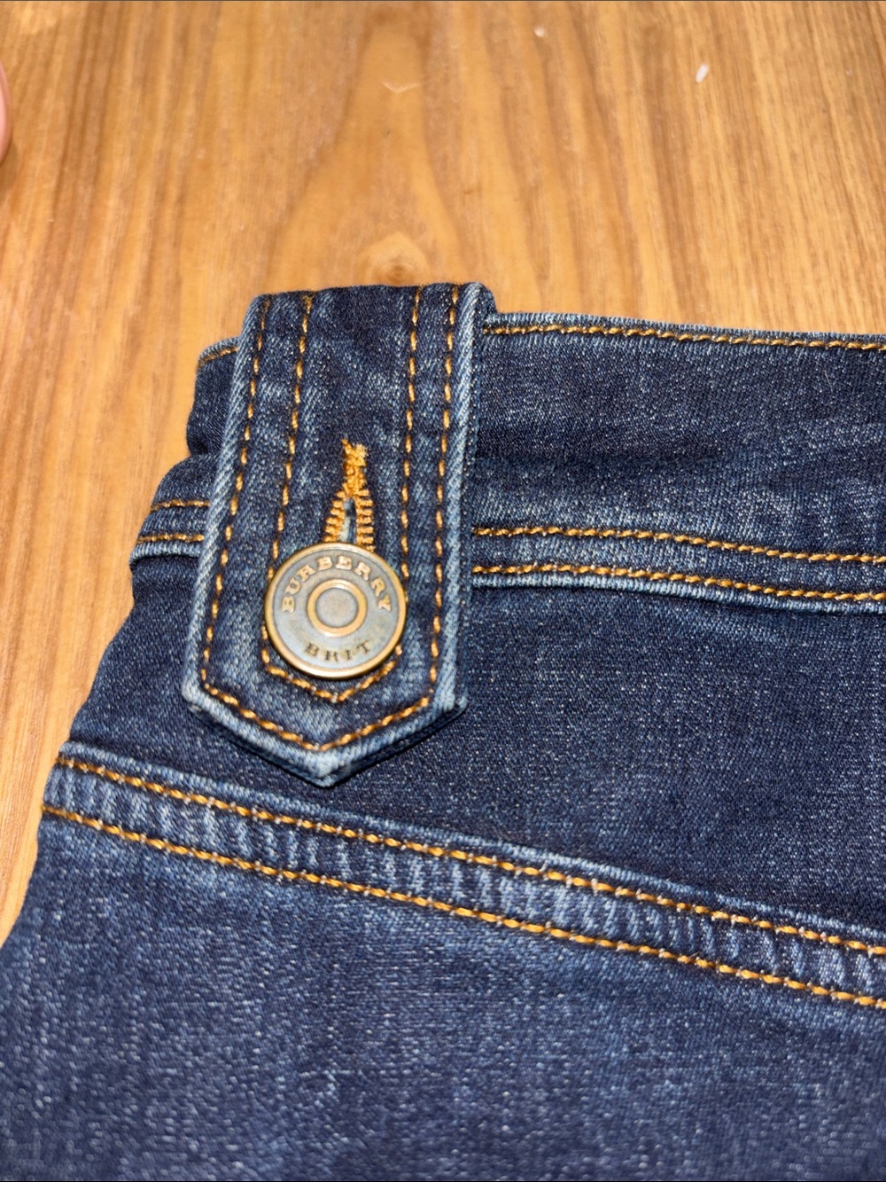 Burberry Dark Blue Denim Pencil Skirt - Picture 9 of 10